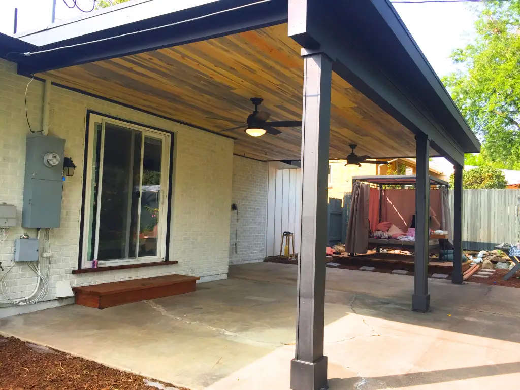 Beautifully renovated Pergola over concrete patio